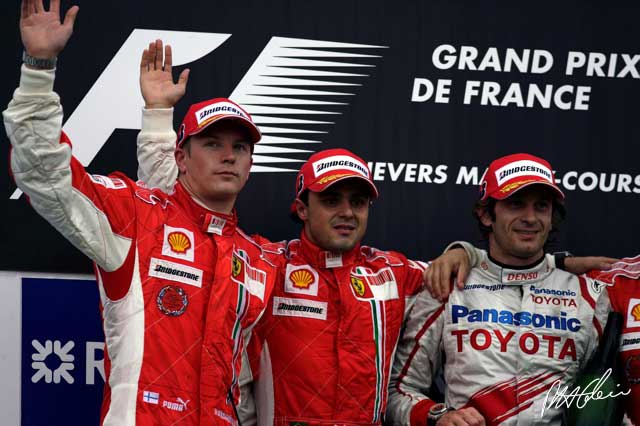 Podium GP France 2008